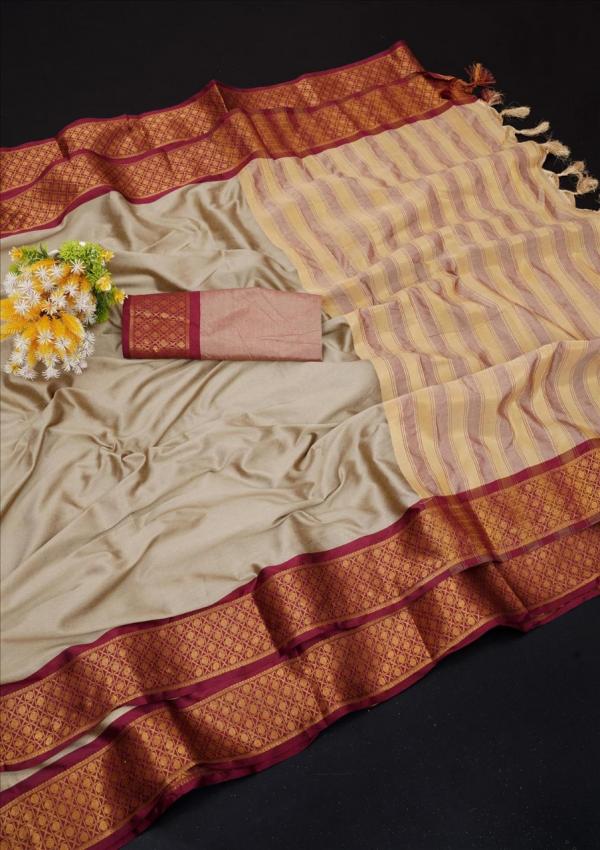 Cotton Silk 5 Designer Cotton Silk DesignerSaree Collection